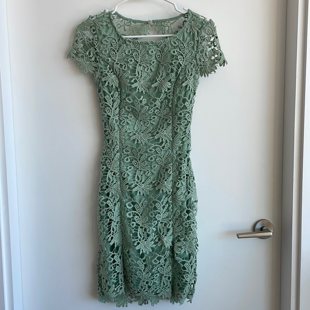 Lulu’s crochet open-back dress